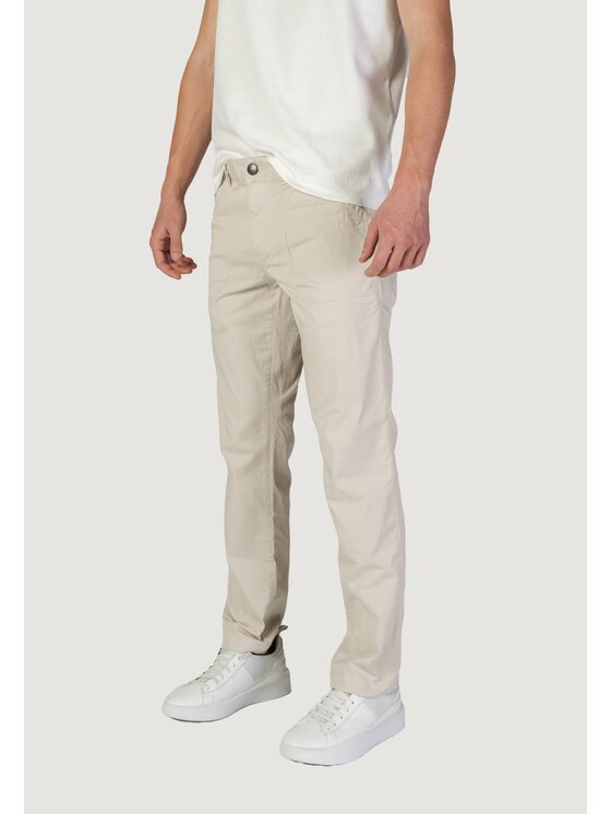 RefrigiWear RefrigiWear Chinosy GA9103P25601 Beżowy Regular Fit