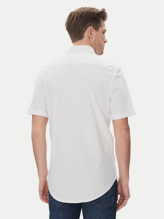 Tommy Hilfiger Tommy Hilfiger Πουκάμισο Performance MW0MW38663 Λευκό Regular Fit