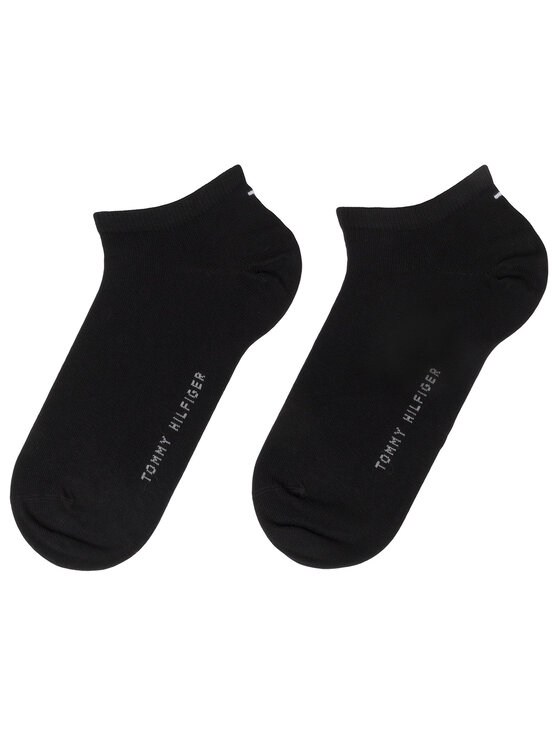 Tommy Hilfiger Tommy Hilfiger Vyriškų trumpų kojinių komplektas (2 poros) 342023001 Juoda
