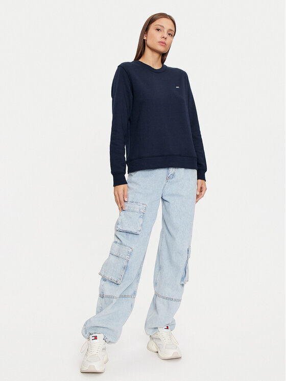 Tommy Jeans Tommy Jeans Pulóver DW0DW19959 Sötétkék Regular Fit