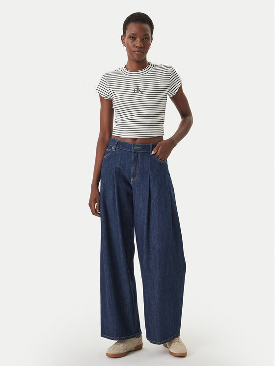 Calvin Klein Jeans Calvin Klein Jeans Тишърт LV047F833G Черен Slim Fit