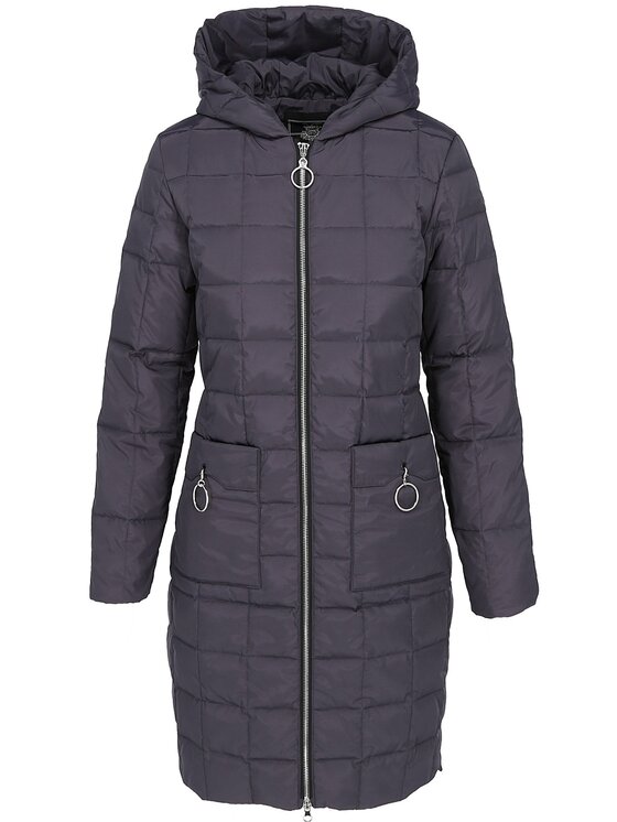Perso Perso Kurtka damska BLH919015FX Szary Regular Fit