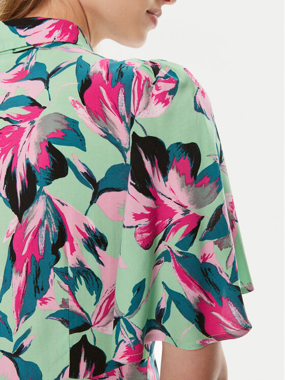 YAS YAS Сукня-сорочка Savanna 26029347 Зелений Regular Fit