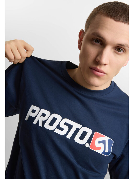 PROSTO. PROSTO. T-Shirt ST KL261MTEE1121 Granatowy Regular Fit