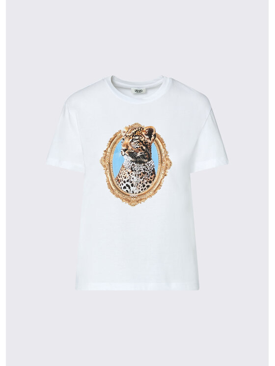 Liu Jo Liu Jo T-Shirt WF6320JS923L9363 Biały Regular Fit