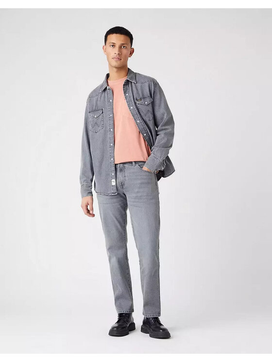 Wrangler Wrangler Jeans TEXAS SLIM Grigio Slim Fit
