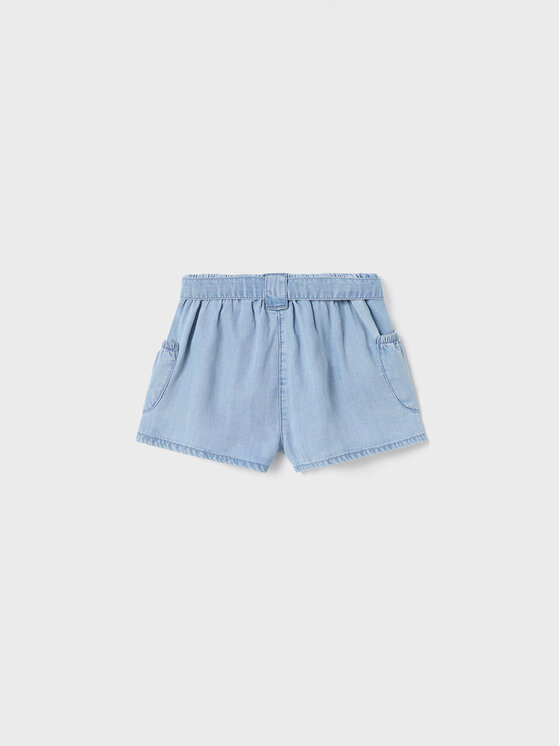Mayoral Mayoral Шорти от плат 1274 Син Regular Fit