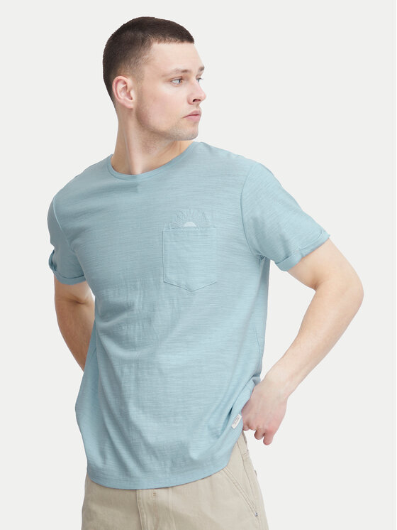 Blend Tričko 20716864 Modrá Regular Fit