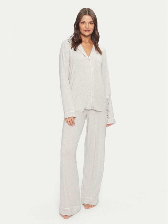 Guess Pigiama Carlyn O4BX07 KCIN2 Grigio Regular Fit, taglia : L