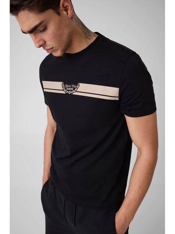 Guess Guess T-Shirt 183445 Czarny Classic Fit