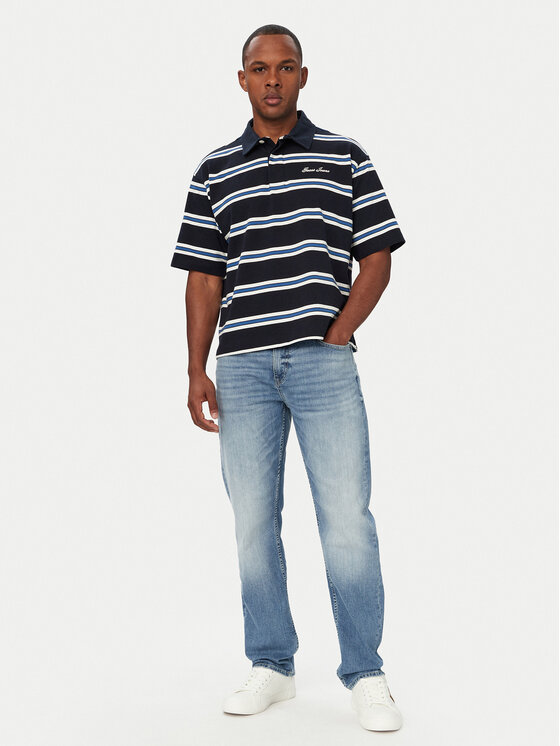 Guess Jeans Guess Jeans Pólóing M6YP06 K3983 Sötétkék Regular Fit