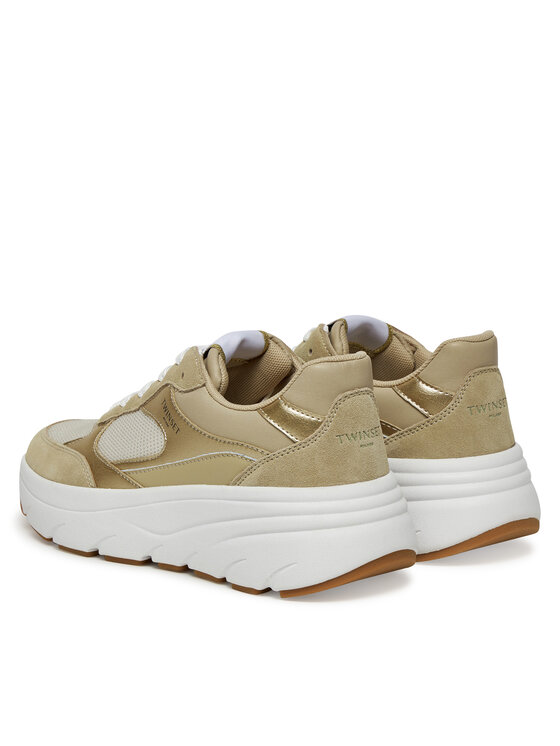 TWINSET TWINSET Sneakersy 251TCP02E Złoty