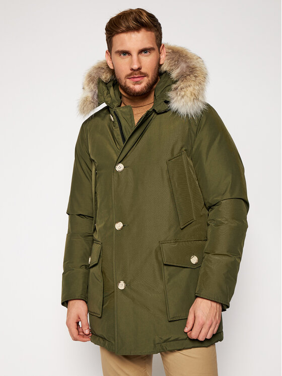 woolrich parka verde