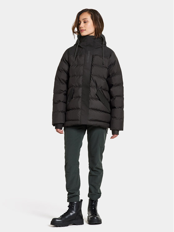 Didriksons Didriksons Kurtka zimowa Filippa Wns Jkt 2 504834 Czarny Regular Fit