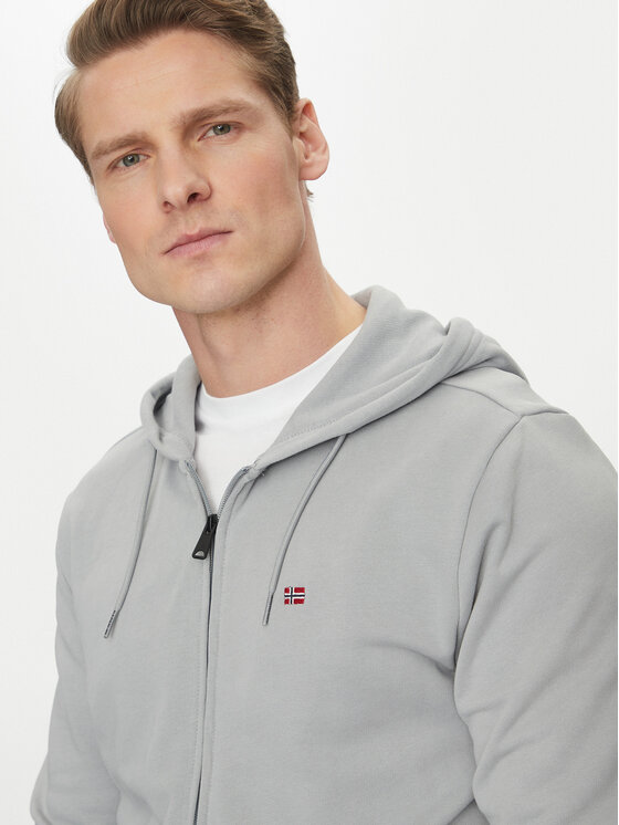 Napapijri Napapijri Džemperis Balis NP0A4HHV Pilka Regular Fit