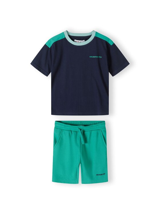 minoti minoti T-Shirt 23fleece32 Zielony Regular Fit