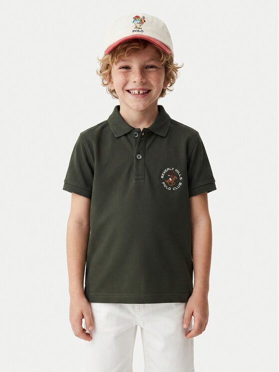 Beverly Hills Polo Club Beverly Hills Polo Club Polo P-SS26B-P42560 Tamno zelena Regular Fit
