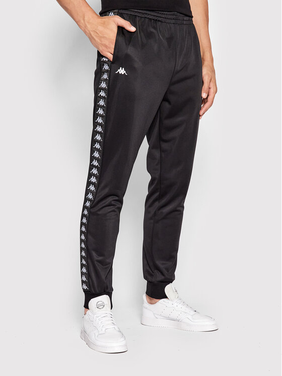 Kappa Kappa Долнище анцуг 311036 Черен Regular Fit