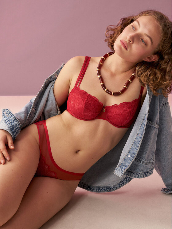 Triumph Triumph Brazilian Damenslip Palina Moonlight Kiss 10224869 Rot