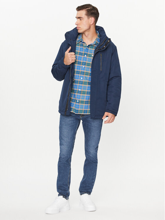 Wrangler Wrangler Giubbotto invernale Bodyguard 112341013 Blu scuro Regular Fit