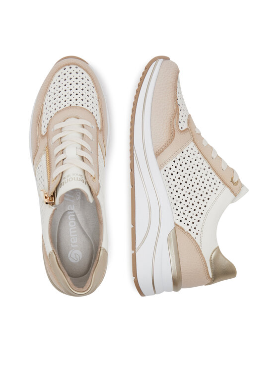 Remonte Remonte Sneakersy D0T14-81 Beżowy