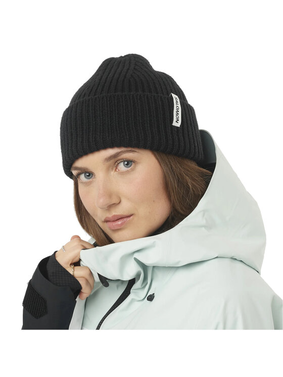Salomon Salomon Czapka Snowbird U Beanie Czarny