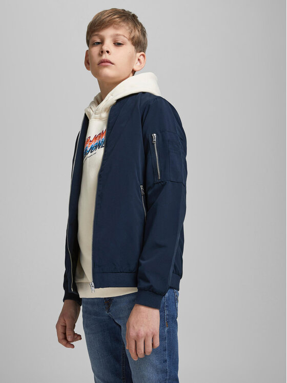 Jack&Jones Junior Jack&Jones Junior Bomber-jakk Rush 12182385 Tumesinine Regular Fit