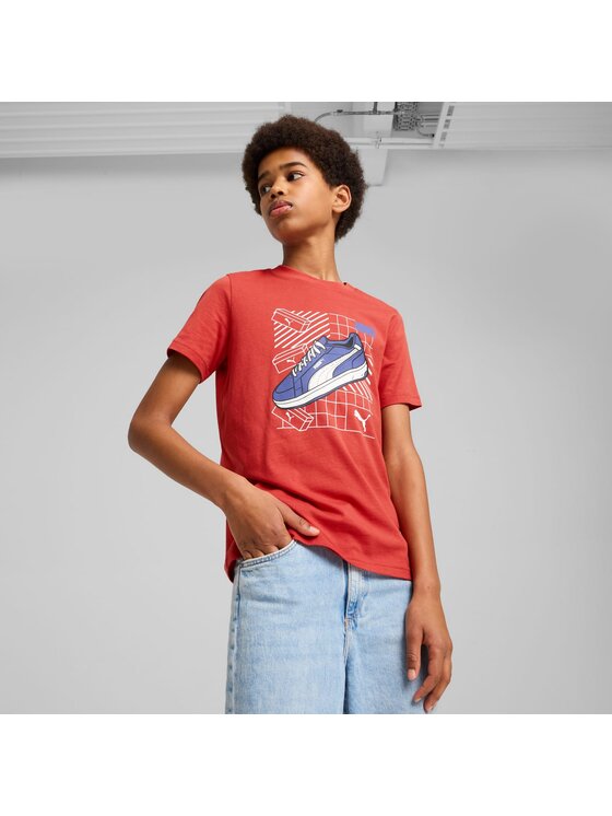 Puma Puma T-Shirt 686661 Czerwony Regular Fit