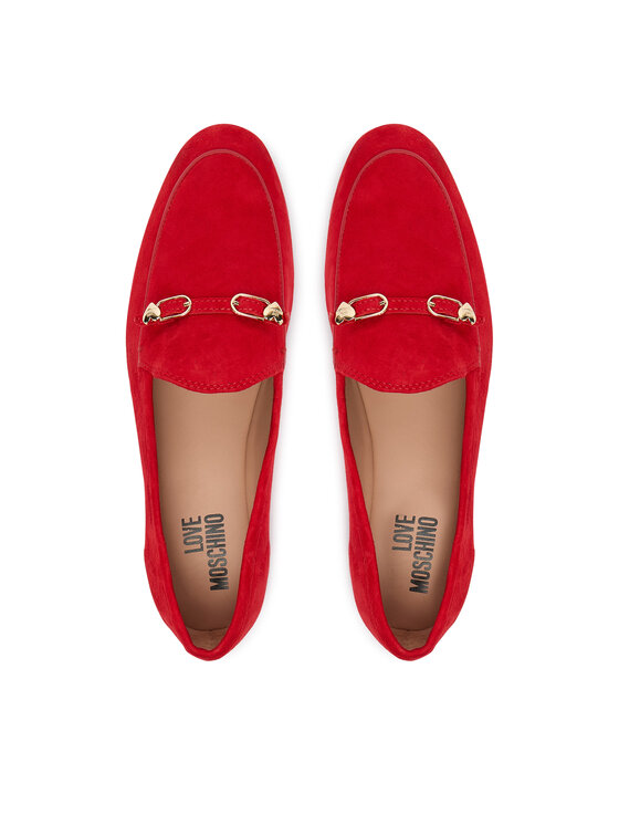 LOVE MOSCHINO LOVE MOSCHINO Loaferek JA10031G1OJA0500 Piros