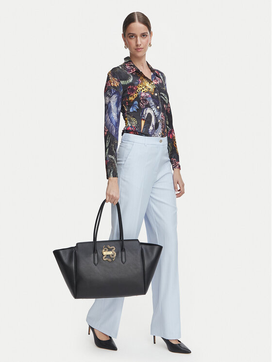 Just Cavalli Rankinė Iconic Snakes 81RA4BA2 ZSA89 Juoda
