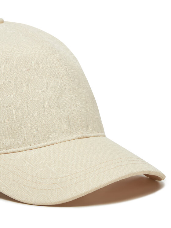 Calvin Klein Calvin Klein Kepurė su snapeliu Monogram Jacquard Cap K60K612871 Écru
