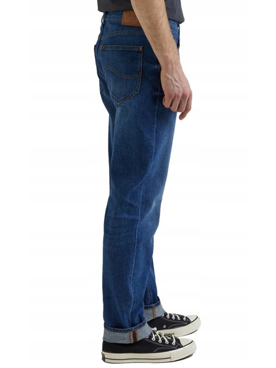Lee Lee Jeansy West Niebieski Relaxed Fit