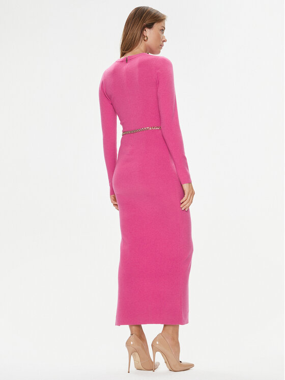 MICHAEL Michael Kors MICHAEL Michael Kors Sukienka dzianinowa MF381UN4VR Różowy Slim Fit