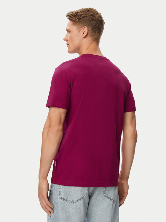 Beverly Hills Polo Club Beverly Hills Polo Club Majica P-SS26M-TS41740 Bordo rdeča Regular Fit