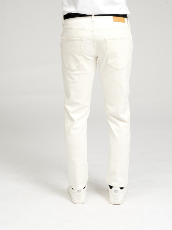 TeeShoppen TeeShoppen Jeansy 'Perform Collection' Biały Regular Fit