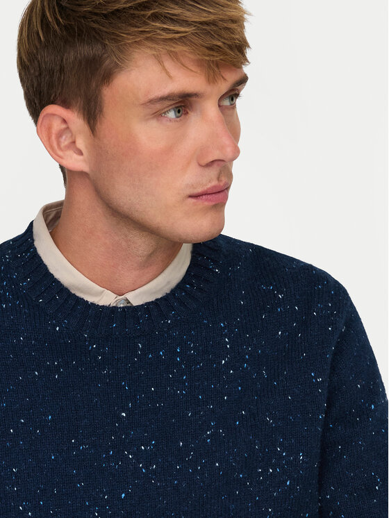 Only & Sons Only & Sons Pullover Ricky 22031539 Dunkelblau Regular Fit