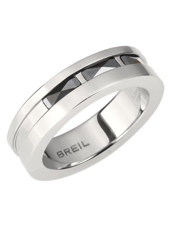 Breil Breil Anello CERAMIC BRICK Nero
