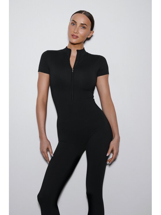 Estro Estro Ολόσωμη φόρμα ER00119504 Μαύρο Slim Fit