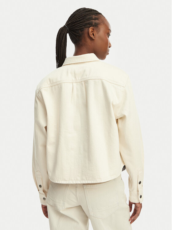 G-Star Raw G-Star Raw Geacă de blugi D29107-E362 Crem Relaxed Fit