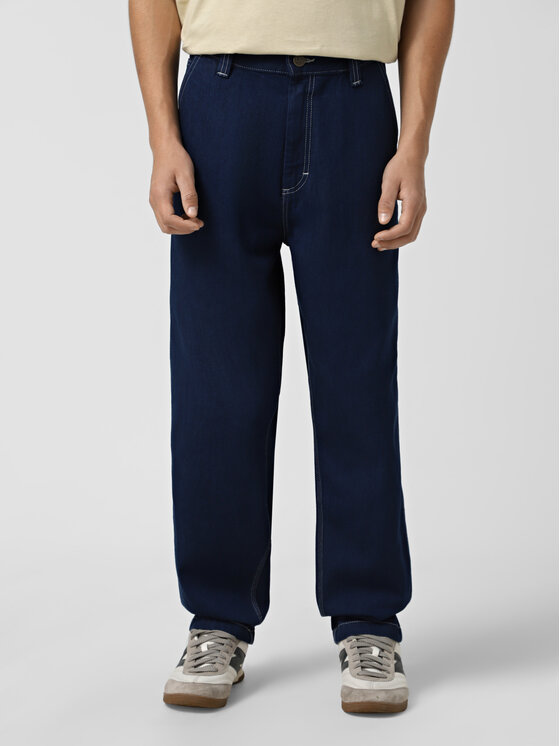 Lee Lee Jeansy CARPENTER Niebieski Loose Fit
