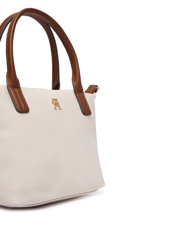 Tommy Hilfiger Tommy Hilfiger Käekott Popette Mini Tote AW0AW17709 Ekrüüvärv