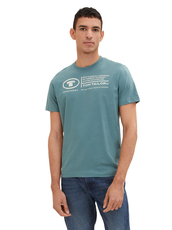Tom Tailor Tom Tailor T-särk 1035611 Roheline Regular Fit