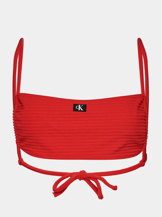 Calvin Klein Swimwear Calvin Klein Swimwear Bikini pezzo sopra KW0KW02467 Rosso