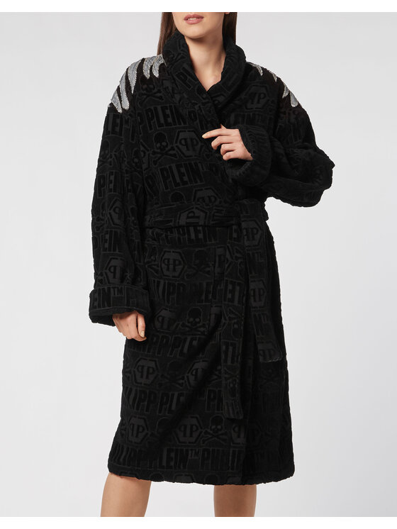 PHILIPP PLEIN PHILIPP PLEIN Szlafrok 3907 Czarny