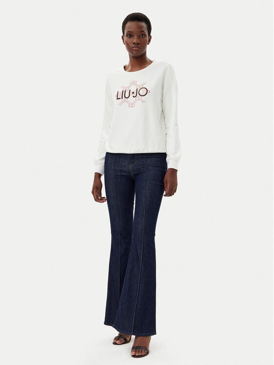 Liu Jo Sport Liu Jo Sport Sweatshirt TF4212 FS576 Weiß Regular Fit