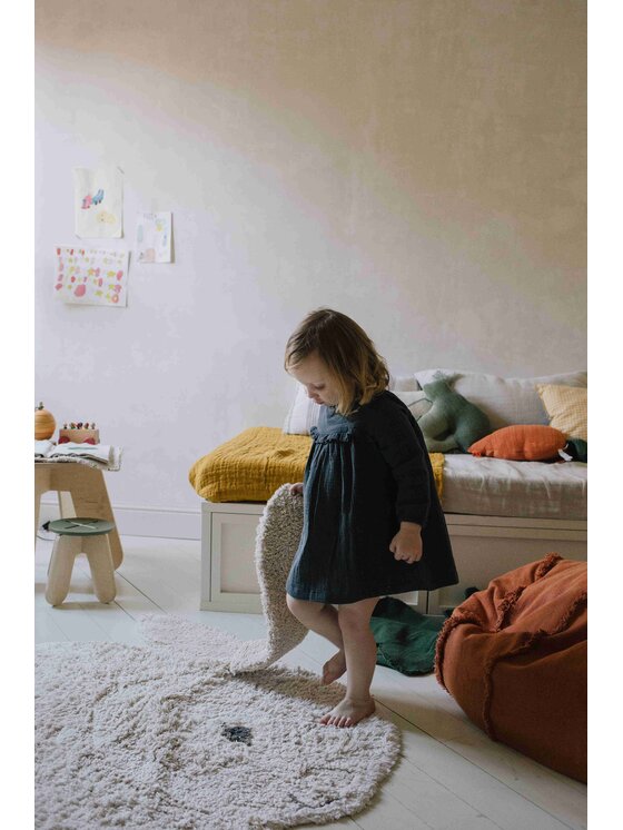 Lorena Canals Lorena Canals Dywan dziecięcy Dywan bawełniany Króliczek Animal Rugs Szary