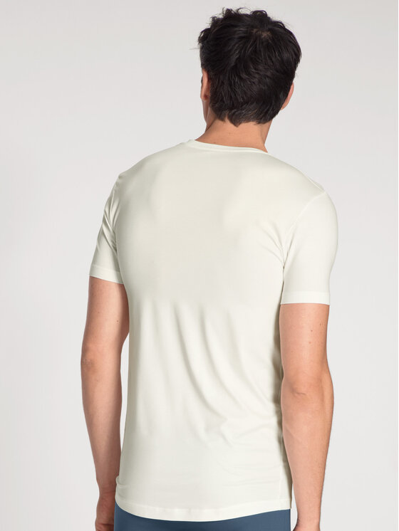 Calida Calida T-Shirt 14382 Beżowy Slim Fit