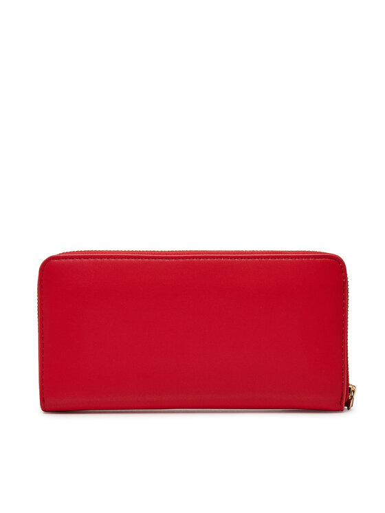 Tommy Hilfiger Tommy Hilfiger Velika ženska denarnica Th Logotape Lrg Za AW0AW17266 Rdeča