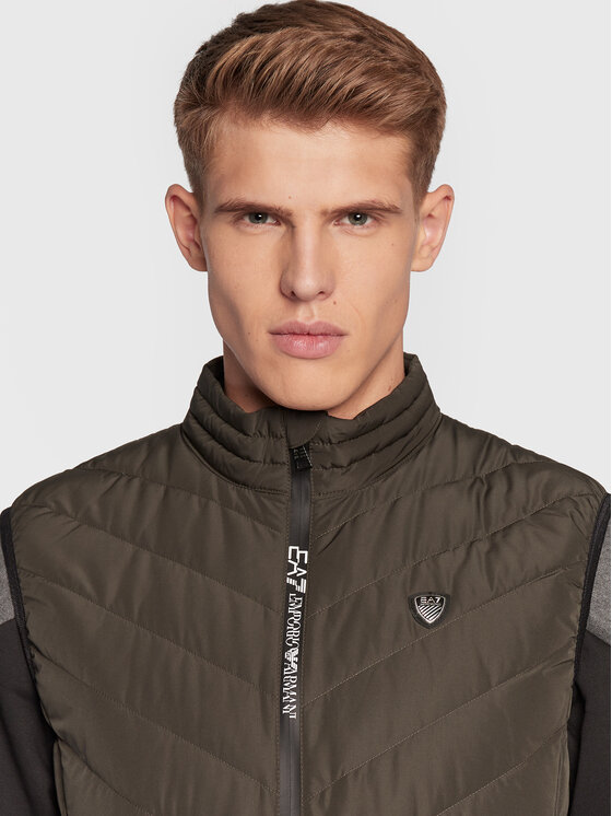 EA7 Emporio Armani EA7 Emporio Armani Kamizelka 8NPQ03 PNE1Z 1866 Brązowy Regular Fit