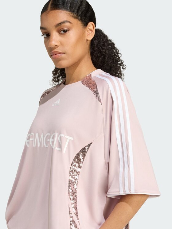 adidas adidas Koszulka techniczna Adilenium Season 4 Teamgeist Oversized Jersey Różowy Oversize